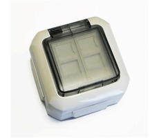 ABB Datová zásuvka OUTDOOR IP54 UTP CAT5E 2xRJ45