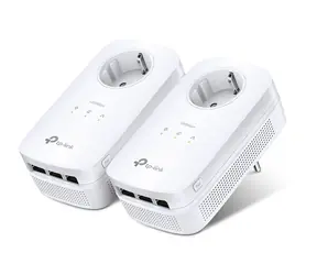 TP-Link TL-PA8030P Starter Kit / Powerline Adaptér AV1300 s AC zásuvkou / 3x GLAN / 2ks