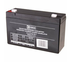 EMOS baterie SLA 6V 12 Ah / Faston 4.8 (187)