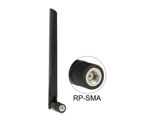 Delock ZigBee anténa Multi / Bluetooth / GSM / LTE / UMTS / 802.11 b g n / 4.3 dBi / všesměrová kloubová / černá