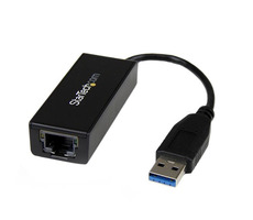 StarTech USB 3.0 adaptér černá / pro síťové připojení / RJ45 