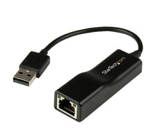 StarTech USB 2.0 adaptér NIC černá / pro síťové připojení / RJ45 