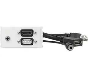 VivoLink zásuvkový panel HDMI + USB 2.0 + 3.5mm Audio pro Schneider / Thorsman CYB / TEK