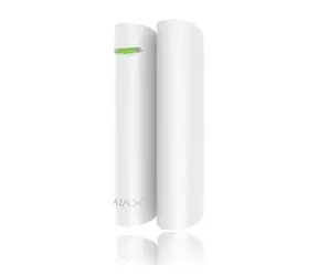 AJAX DoorProtect Plus bílá / Bezdrátový magnetický kontakt s otřesovým senzorem 