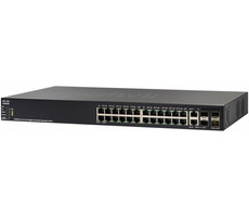 Cisco SG550X-24 / Gigabit Switch / 24x RJ-45 / 2x SFP+ / 2x Combo SFP+ / QoS / VLAN