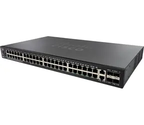 Cisco SF550X-48MP / Gigabit Switch / 48x RJ-45 / 2x SFP+ / 2x Combo 10 Gbit SFP+ / PoE / QoS / VLAN
