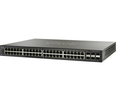 Cisco SG550X-48P / Gigabit Switch / 48x RJ-45 / 2x SFP+ / 2x Combo 10 Gbit SFP+ / USB / PoE / QoS / VLAN