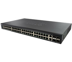 Cisco SG550X-48MP / Gigabit Switch / 48x RJ-45 / 2x SFP+ / 2x Combo 10 Gbit SFP+ / USB / PoE / QoS / VLAN