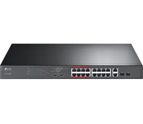 TP-Link TL-SL1218MP / Switch / 10|100Mbps / 16x GLAN / 2xSFP / PoE+