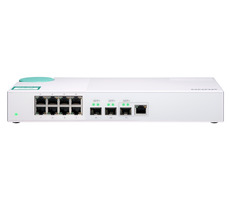 QNAP QSW-308-1C / 8xGb Switch / 3x10Gb SFP+ / 1x combo 10GbE RJ45/SFP+ / 76 Gbps