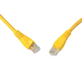 Solarix UTP CAT5E 3m snag proof žlutá / Patch kabel / RJ45-RJ45