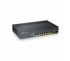 ZyXEL GS1920-8HPV2 / 10-Port Switch / 100|1000 Mbps / 2x kombo RJ-45 | SFP / PoE