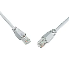 Solarix SFTP CAT5E 2m snag proof šedá / Patch kabel / RJ45-RJ45