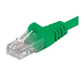 Solarix SFTP CAT5E 1m snag proof zelená / Patch kabel / RJ45-RJ45