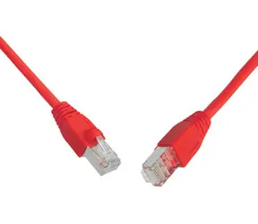 Solarix SFTP CAT5E 15m snag proof červená / Patch kabel / RJ45-RJ45