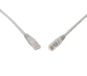 Solarix UTP CAT6 15m non-snag proof / Patch kabel / RJ45-RJ45 / šedá