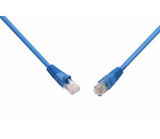 Solarix UTP CAT6 1m snag proof modrá / Patch kabel / RJ45-RJ45