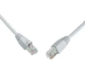 Solarix SFTP CAT6 3m snag proof šedá / Patch kabel / RJ45-RJ45