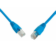Solarix SFTP CAT6 1m snag proof modrá / Patch kabel / RJ45-RJ45