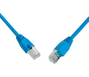 Solarix SFTP CAT6 5m snag proof modrá / Patch kabel / RJ45-RJ45