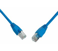 Solarix SFTP CAT6 7m snag proof modrá / Patch kabel / RJ45-RJ45