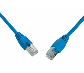 Solarix SFTP CAT6 7m snag proof modrá / Patch kabel / RJ45-RJ45