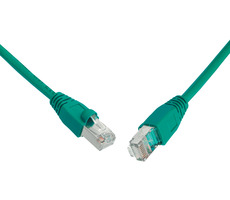Solarix SFTP CAT6 0.5m snag proof zelená / Patch kabel / RJ45-RJ45