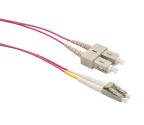 Solarix optický kabel SC-LC OM4 3m / Patch kabel / Multimode / Duplex