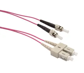 Solarix optický kabel SC-ST OM4 2m / Patch kabel / Multimode / Duplex