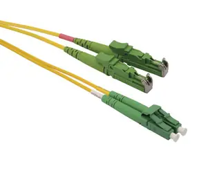 Solarix optický kabel E2000-LC APC 5m / Patch kabel / Singlemode / Duplex / OS