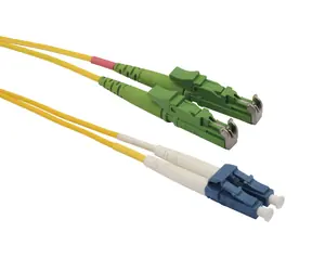 Solarix optický kabel APC-UPC 1m / Patch kabel / Singlemode / Duplex / OS / APC-UPC / E2000-LC