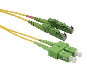 Solarix optický kabel E2000-SC APC 3m / Patch kabel / Singlemode / Duplex / OS