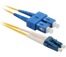 Solarix optický kabel SC-LC UPC 1m / Patch kabel / Singlemode / Duplex / OS