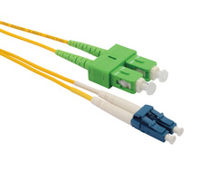 Solarix optický kabel SC-LC APC-UPC 1m / Patch kabel / Singlemode / Duplex / OS1 