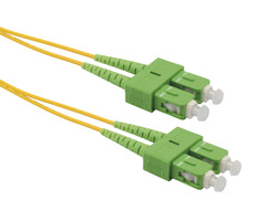 Solarix optický kabel SC-SC APC 1m / Patch kabel / Singlemode / Duplex / OS