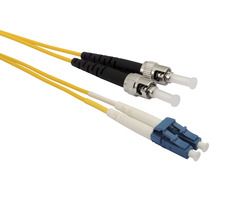 Solarix optický kabel ST-LC UPC 1m / Patch kabel / Singlemode / Duplex / OS
