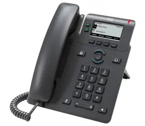 Cisco IP Phone 6821 černá / IP Telefon / 2 linky / PoE / LCD displej