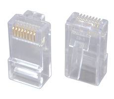 Solarix konektor RJ45 CAT5E pro drát - 1ks / nestíněný / neskládaný