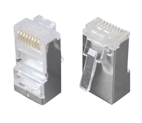 Solarix konektor RJ45 CAT5E STP pro drát - 1ks / stíněný / neskládaný