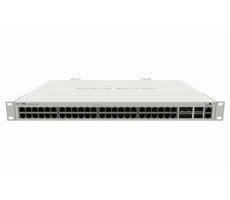 MikroTik CRS354-48G-4S+2Q+RM / 48x 1Gbps LAN / 4x 10 Gbps SFP+ / 2x 40 Gbps QSFP+ / 2x PSU / 1U