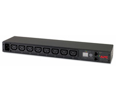 APC AP7821B / stojanová PDU s měřením / 1U / 230V / 16A / 8x IEC 320 C13 / 1x IEC-320 C20 (vstup)
