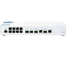 QNAP QSW-M408-2C 10GbE Switch bílá / 8x GbE / 2x 10GbE / 2x 10GbE SFP+ / QoS / bílá