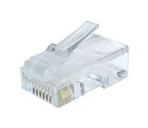 Gembird LC-8P8C-002-100 konektor RJ45 UTP CAT6 (100 ks) / 8P8C / RJ45 (M) / AWG 23