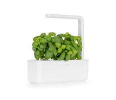 Click And Grow Smart Garden 3 bílá / Chytrý květináč / automatické zavlažování / 3x pěstovací kapsle (bazalka)