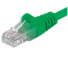 OEM SFTP CAT5E 2.4m / Patch kabel / RJ45-RJ45 / zelená