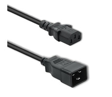 Qoltec 53991 AC napájecí kabel UPS C20 C13 1.2m