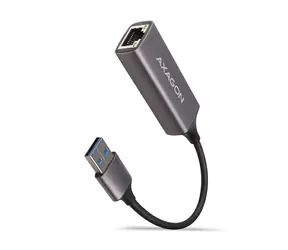 AXAGON ADE-TR, USB-A 3.2 Gen 1 - Gigabit Ethernet síťová karta, auto instal, titanově šedá