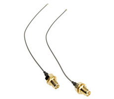 Akasa A-ATC01-150GR I-PEX MHF4L antena / přídavná anténa I-PEX MHF4L na RP-SMA / 15cm / 2ks