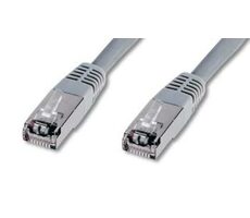 OEM SFTP CAT5E 10m / Patch kabel / RJ45-RJ45 / šedé