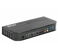 CLUB3D CSV-1382 síťový přepínač - switch černá / HDMI / HDCP / HDR / podpora IR ovladače